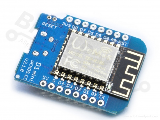 WeMos D1 mini - ESP8266 WiFi ontwikkelboard - MicroUSB CH340